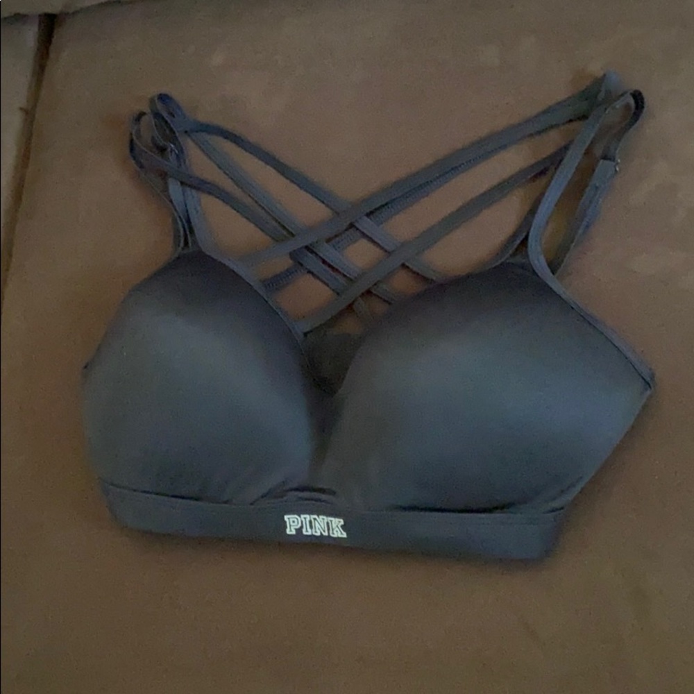 Pink bra